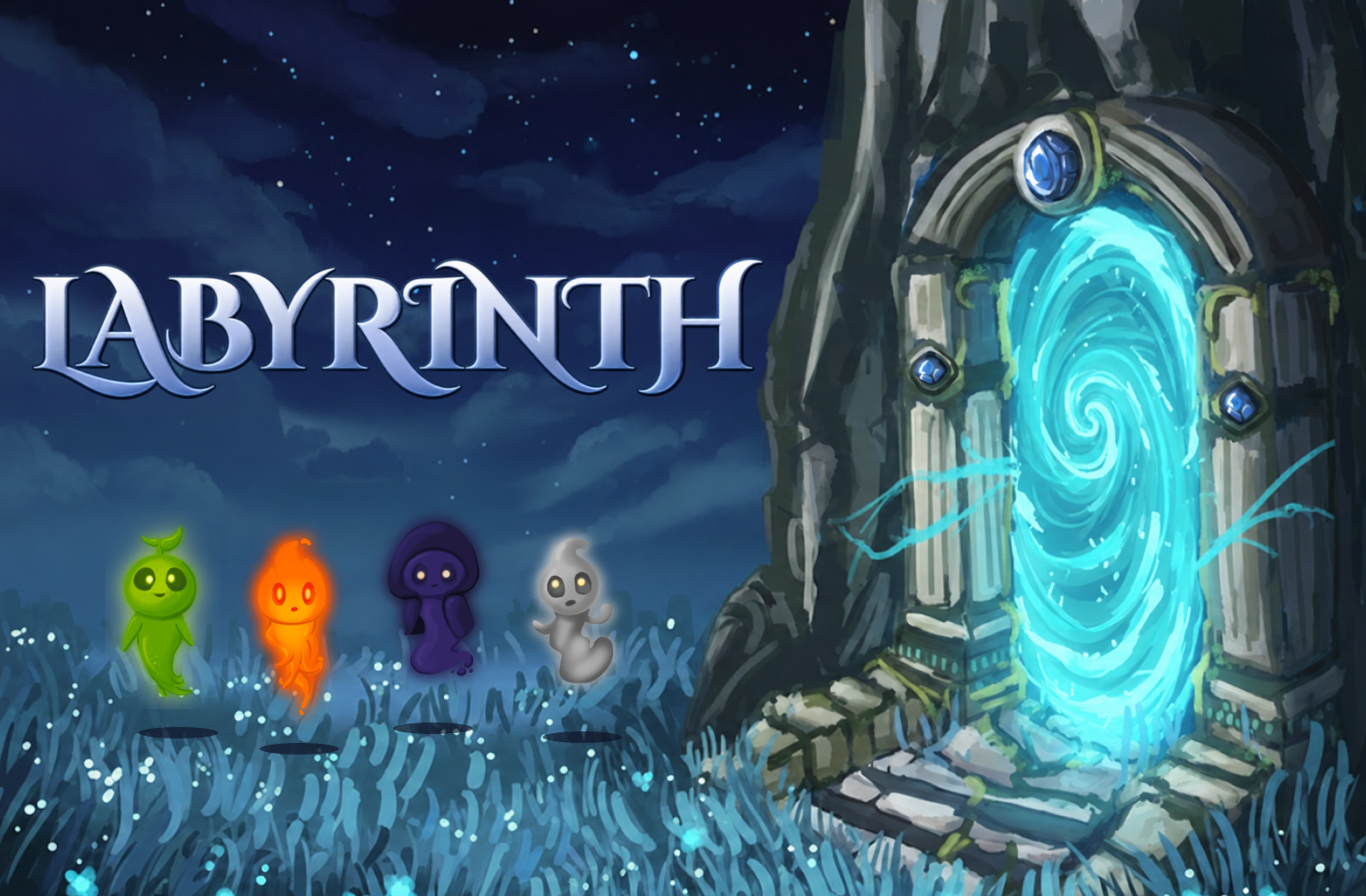 Labyrinth, a hand-drawn maze strategy game