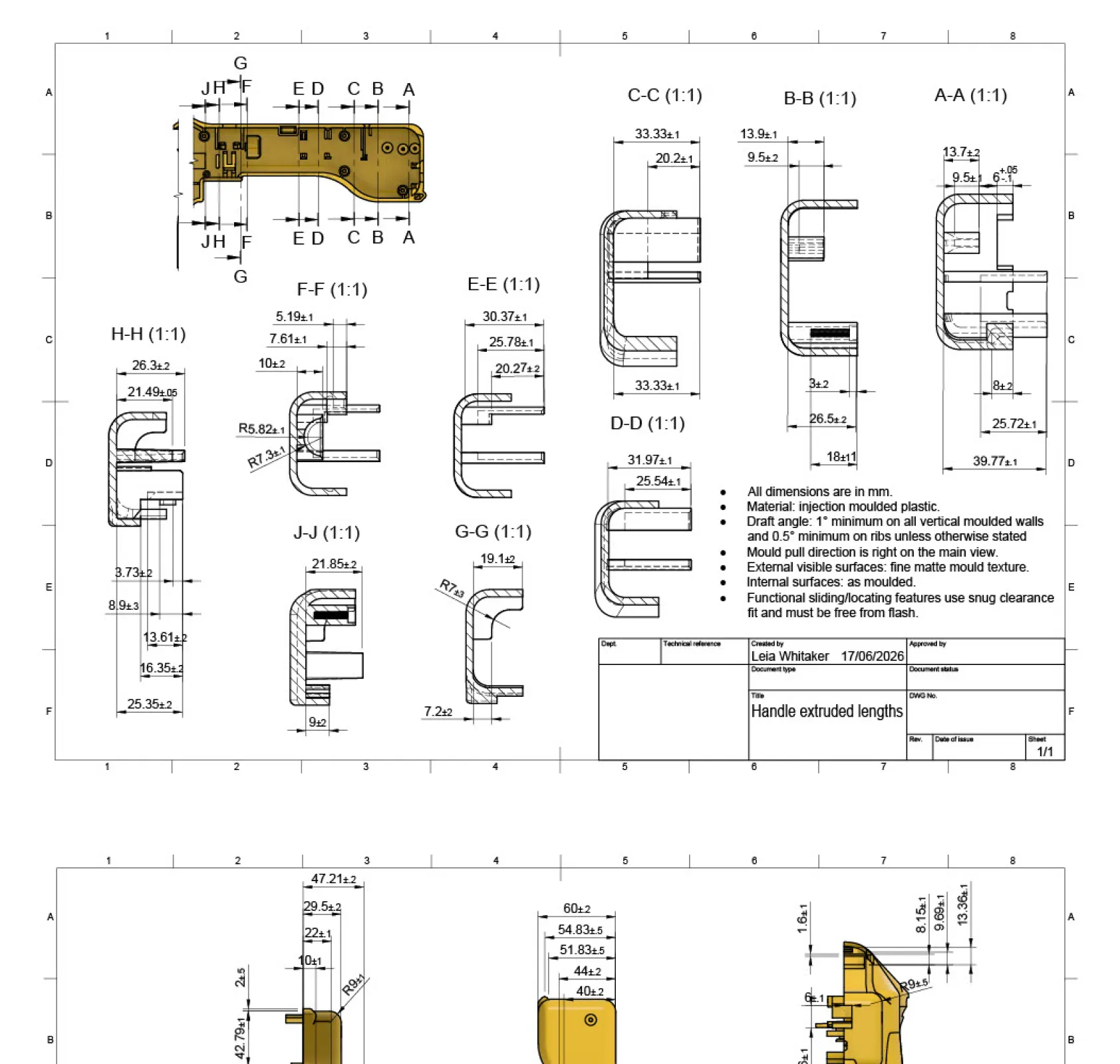 Technical drawings continued.